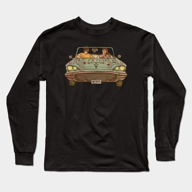 ride in the dark Long Sleeve T-Shirt by barth desenha